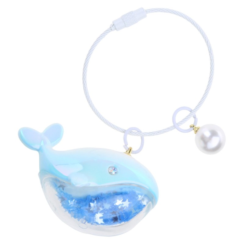 LUOFENG Whale Keychain,Whale Keychain,Sea Animal Keychain for Car Bag Keychain