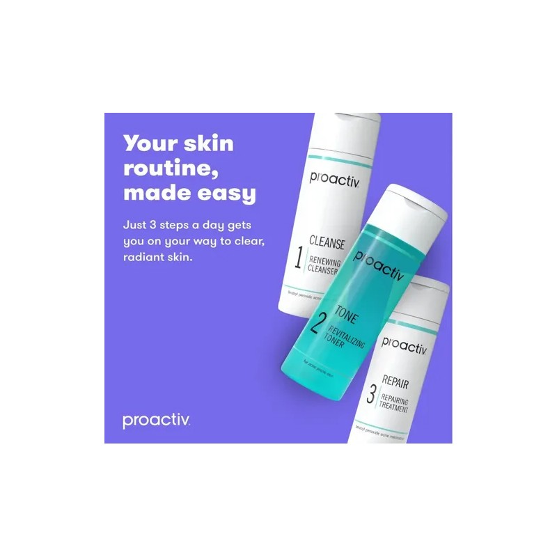 Tratamiento Antiacné Proactiv 3 Pasos Libre Parabenos Hipoalergénico
