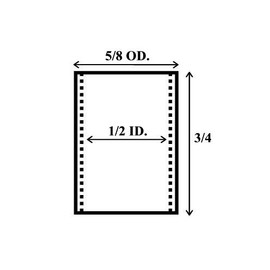 QSC 5/8 to 1/2 Steel Reducer/Insert, Zinc Plated, Spacer, Heims, Heim Joint