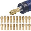 QIBZI Drill Chuck Precision Brass Drill Chuck 0.5-3.2mm Brass Drill