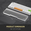 SELORSS Acrylic Keyboard Wrist Rest - Mini 61Key Keyboard- Mechanical