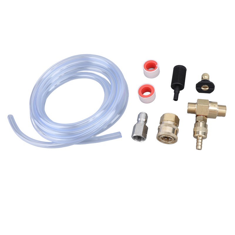 High Pressure Washer Chemical Injector Kit 3/8 Inch Connector Adjustable