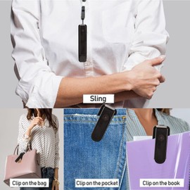 Tangxi Mini Body Camera Video Recorder, Wearable Camera, USB Flash Drive, One Recording, Small Nanny Cam for Home Office Security, 4h Work Time,Battery Powered.