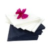 CANAPE KING Disposable Napkins Black - 100Pcs 2 Ply Ultra