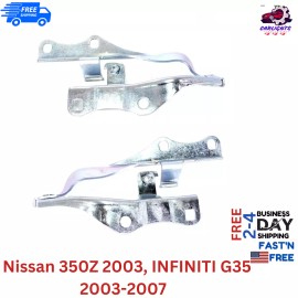Keystone Automotive Operations Fits Nissan 350Z 2003, INFINITI G35 2003-2007 Hood Hinges Left & Right Side 2pc