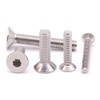 #10-24 x 1 inch Flat Head Socket Cap Screws 50