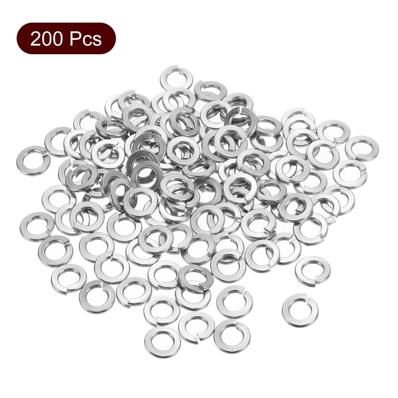 sourcing map Split Lock Washer, 3/8-Inch 316 Stainless Steel Spring