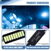 Lyxheth 6PCS 28mm 29mm 6614F Festoon LED Car Bulb, Car