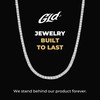 GLD Micro Tennis Chain for Men and Women - 14K