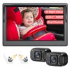 Itomoro Baby Car Camera, Dual Channel 5 inch Display with