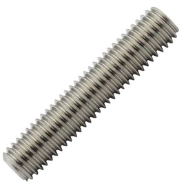 D2D | Pack of 10 - Grub Screws - Size: M8 x 20 mm - DIN 913 with Hexagon Socket (ISK) and Taper Tip Made of Stainless Steel A2 / V2A - Grub Screws