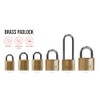 SCAN SCAPLB25 Brass Padlock