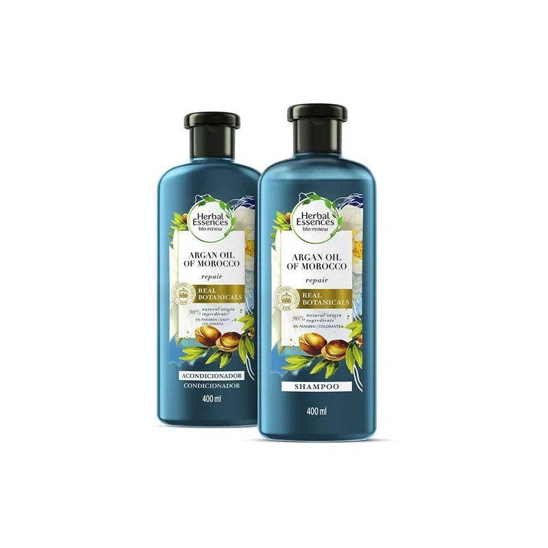 Kit Acondicionador Y Shampoo Herbal Essences Argan 800ml