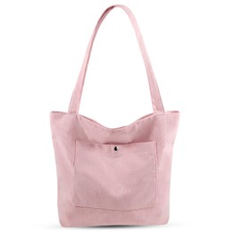 XINFULLWOL Handbag for Women Shopping Bag Shoulder Bag College School Work Travel Shopping, pink