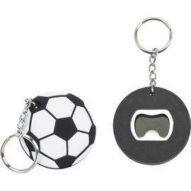Brunnen Keyring Football Solid Bottle Opener Ø55 mm