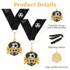 Gweichunon 12 Pcs Soccer Medals with Ribbons Medals for Awards