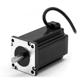 TOSEASTARS Nema 23 57mm Stepper Motor 2Nm/285oz.in 3A 8mm Shaft 2-Phase 4-Lead Wire Step Motors 1.8 Stepper Angle Stepping Motor for CNC Lathe Milling Machine Robotics, 2.2x2.2x3.15 inch