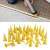 50Pcs Caulk Cone Nozzle PE Plastic Fine Tip Reusable Caulking
