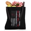USA Flag Ski Lift Operator Apparel Chairlift America Tote Bag
