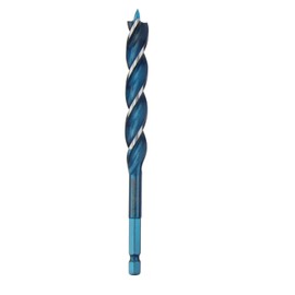 KEWAYO Triangular Woodworking Drill Bit, Hexagonal Shaft, Drill Bit, Blade Diameter 0.5 inches (12 mm), For Woodworking, Auger Drill Bit, High Carbon Steel (0.5 x 6.1 inches (12 x 155 mm))