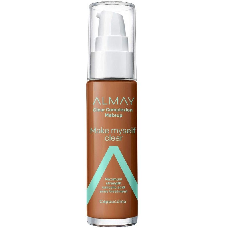 Almay Clear Complexion Foundation, Cappuccino, 1 fl. oz. acne treatment