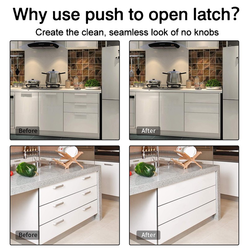 Push to Open Door Catches, Push Door Closer Catches Latches