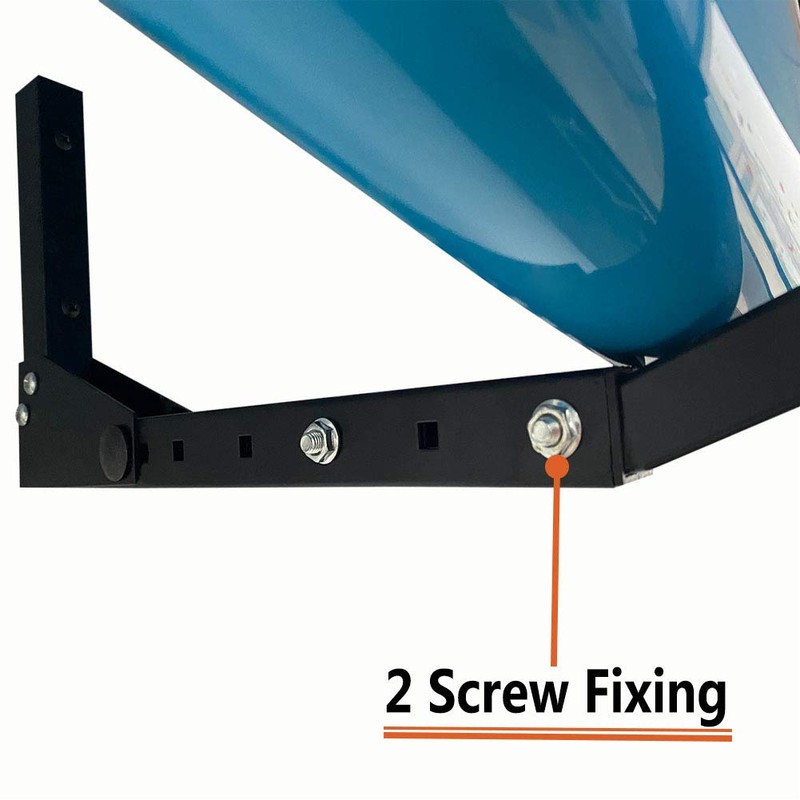 Wallmaster Kayak Storage Hooks Hangers, Adjustable Garage Storage Rack Wall