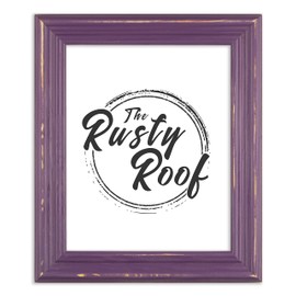 The Rusty Roof-Distressed Lucy Purple-Solid Wood Picture Frame-18x24