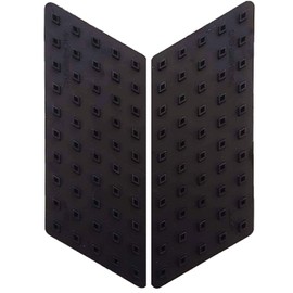 Non-Slip Side Tank Protection Motorcycle Race Grip Evo, Black, Set of 2