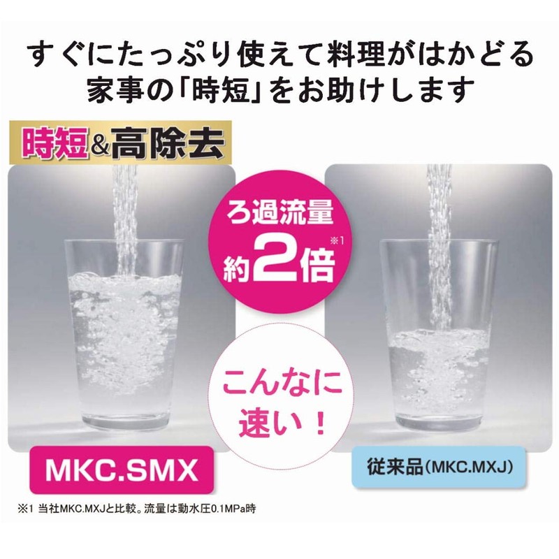 Toray Torayvino MK309SMX Water Filter, Faucet, Direct Connect, Cassetti Series,