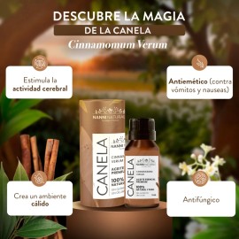 Aceite Esencial De Canela Puro 15ml Para Difusor Y Aroma