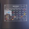 Acrylic Clear Whiteboard, Clear Message Board, Refrigerator Sticker, Magnetic Compatible,