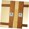 Operitacx Invisible Door Handle Set 201 Stainless Steel 70mm Long