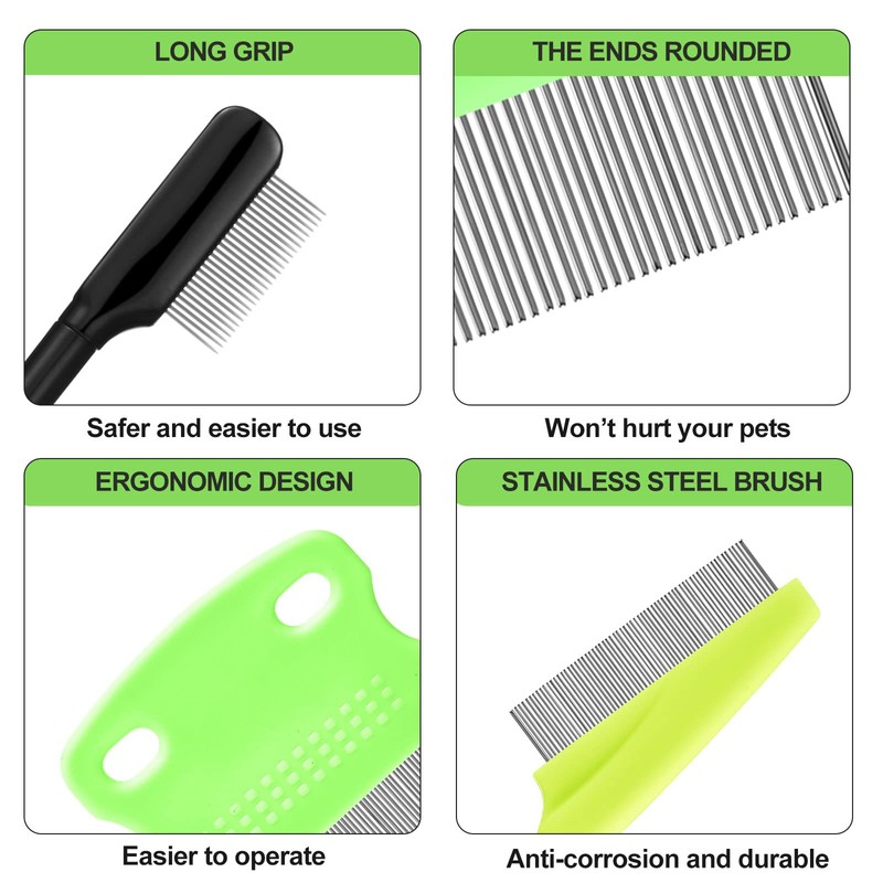 5 Pieces Dog Eye Combs Tear Stain Remover Combs Pet