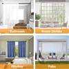 Heavy-duty Tension Curtain Rod, 43-63 Inch,Spring Closet Rod, for Windows