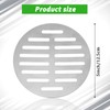 Classicseali 2PCS 5 Inch Drain Cover,Outdoor Drain Cover Round Stainless