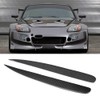 2pcs Carbon Fiber Headlight Eyebrow Eyelid Cover Fit for Honda