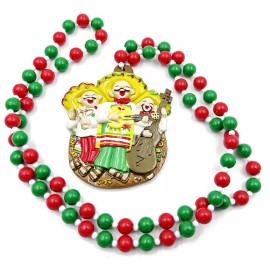 Mariachi Mardi Gras Beads Singing Band Mexico Necklace Mexican Singers