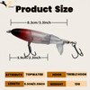 Castaic Topwater Fishing Lures Set Popper Lures for Bass Catfish