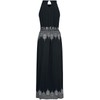 Gothicana by EMP Women's Black Maxi Dress with Prints and