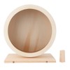 Wooden Bracket Silent Pet Exercise Running Wheel Toy for Hamster