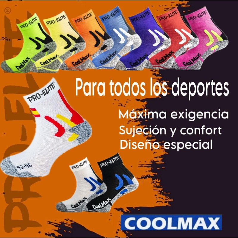 Pro Elite COOLMAX Sock - Pink - 39-42