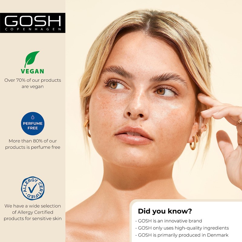 GOSH Mineral Waterproof Eye Shadow, Rotating Eyeshadow Pen with Creamy
