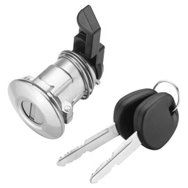 Bularie Fuel Door Lock Cylinder Compatible with Toyota Tacoma 1995-2004 Tundra 2000-2003 - Fuel Filler Lid Cylinder Lock with 2 Keys, Replaces 69058-35140 69058-29016 69058-26030 69058-34020