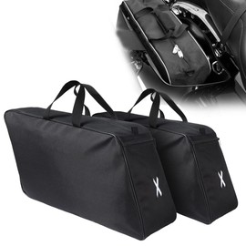 FTKDMT 1 Pair Motorcycle Saddlebag Bag Luggage Liners Tour Pack Soft Liner Bag For Touring Models with Hard Saddlebags & Leather Road King Saddlebags 1980-2017