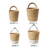 Seagrass Storage Basket Wall Hanging Basket Storage Rack Garden Plant