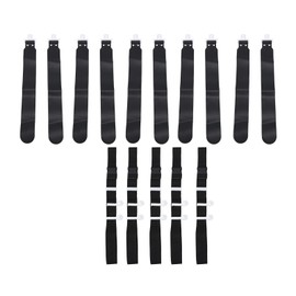 Adjustable Flag Football Set 5 PCS PP Adjustable Flag Football Belts for Youth and Adults Training Equipment Black