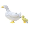 Adore 13" Standing Donna The White Duck with Duckling Plush