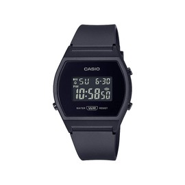 Casio Reloj deportivo de cuarzo para mujer con correa de resina, color negro, 21 (Modelo: LW-204-1BCF), UNICA