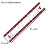 BushWalk Christmas Decorative Table Runner Red Black Buffalo Plaid and